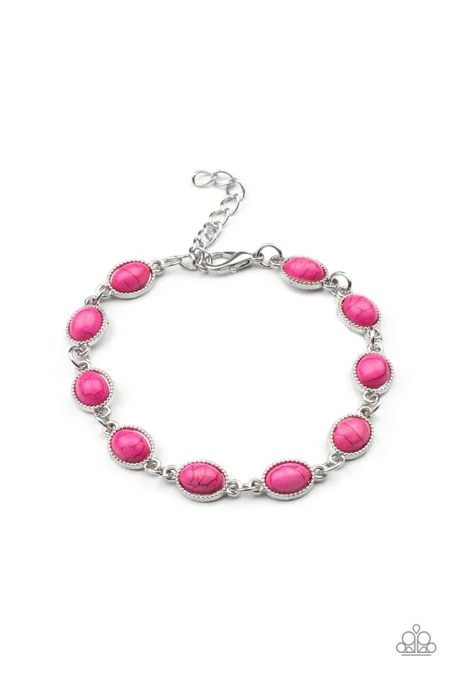 Paparazzi Accessories Necklaces Sahara Safari Pink Necklace Jewelry by Bretta