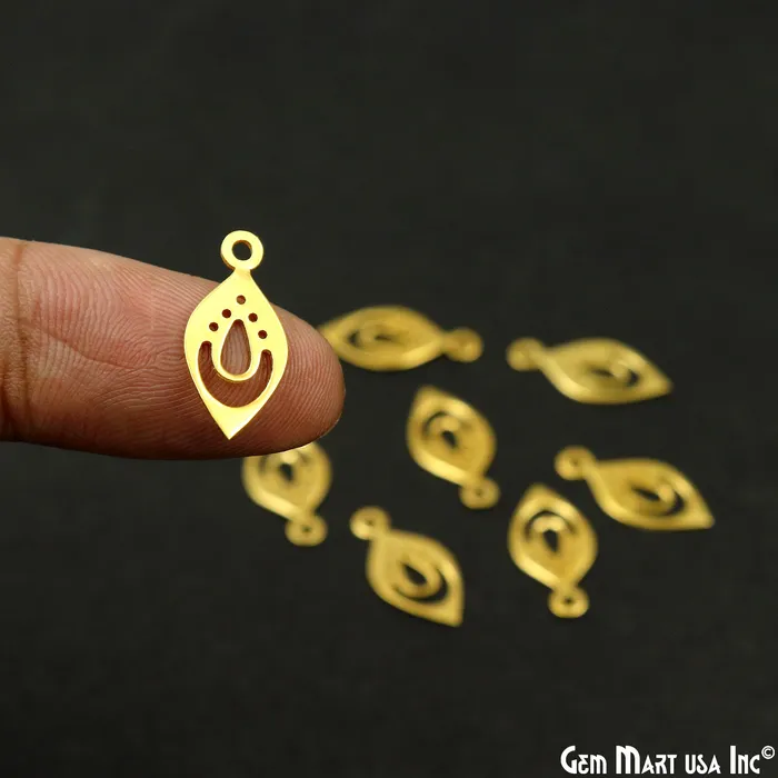 GemMartUSA Charm Necklaces Pears Charm Laser Finding Gold Plated Charm For Bracelets Pendants GemMartUSA Charm Necklaces Pears Charm Laser Finding Gold Plated Charm For Bracelets Pendants