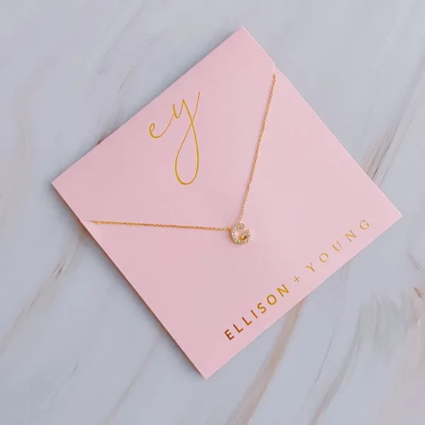 Necklaces Ellison and Young Understated Beauty Initial Necklace