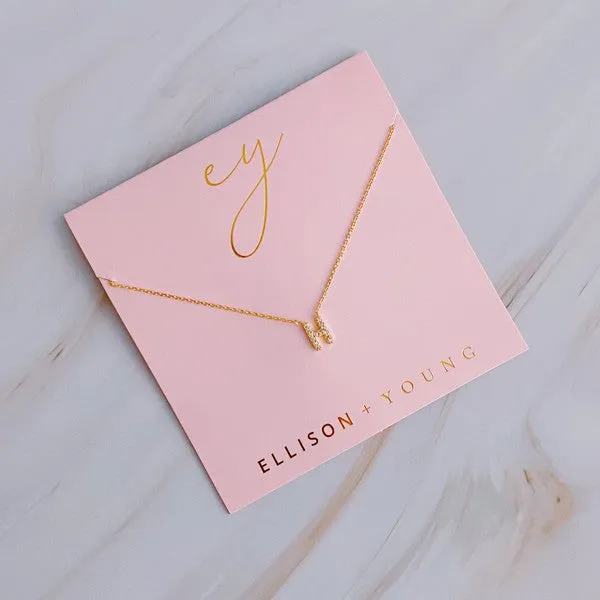 Necklaces Ellison and Young Understated Beauty Initial Necklace