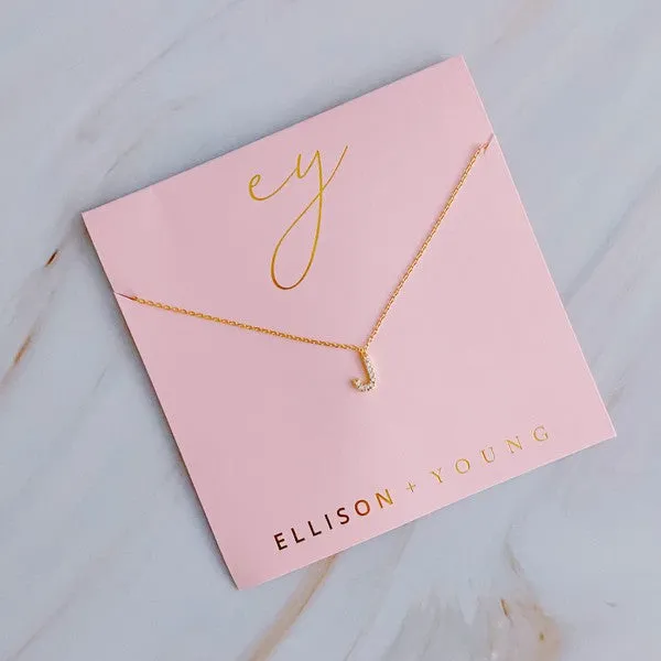 Necklaces Ellison and Young Understated Beauty Initial Necklace