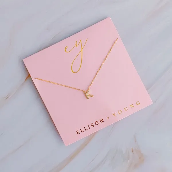 Necklaces Ellison and Young Understated Beauty Initial Necklace