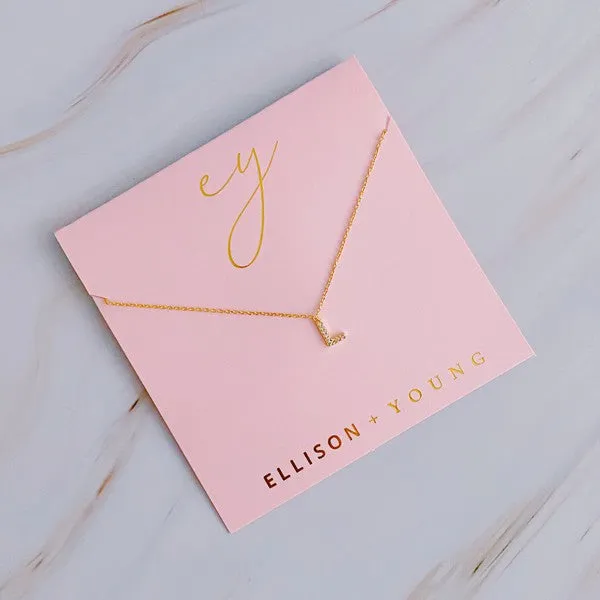 Necklaces Ellison and Young Understated Beauty Initial Necklace