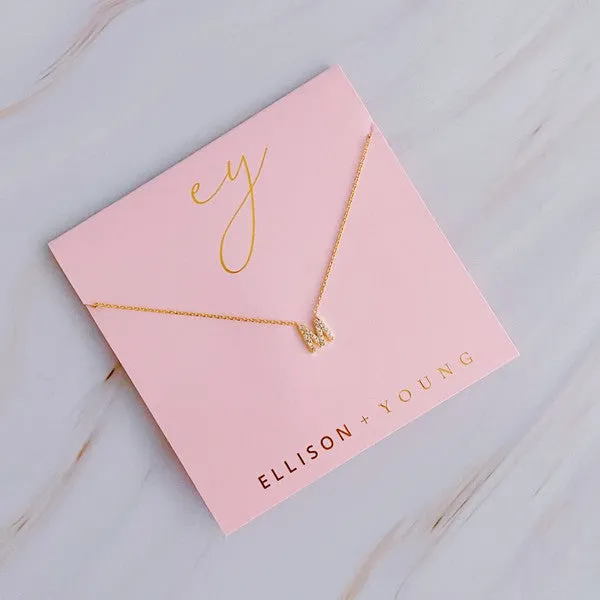 Necklaces Ellison and Young Understated Beauty Initial Necklace