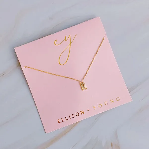 Necklaces Ellison and Young Understated Beauty Initial Necklace