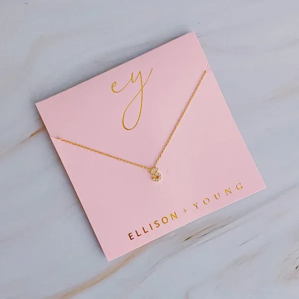 Necklaces Ellison and Young Understated Beauty Initial Necklace