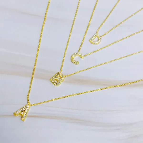 Necklaces Ellison and Young Understated Beauty Initial Necklace