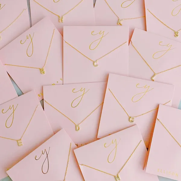 Necklaces Ellison and Young Understated Beauty Initial Necklace