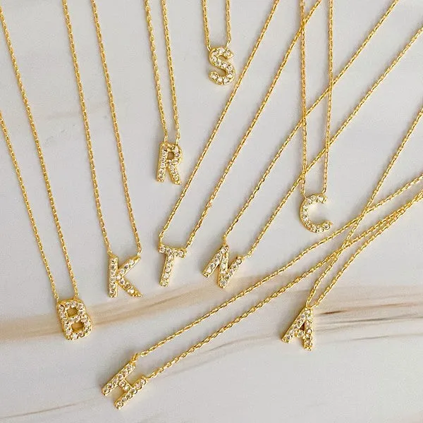 Necklaces Ellison and Young Understated Beauty Initial Necklace