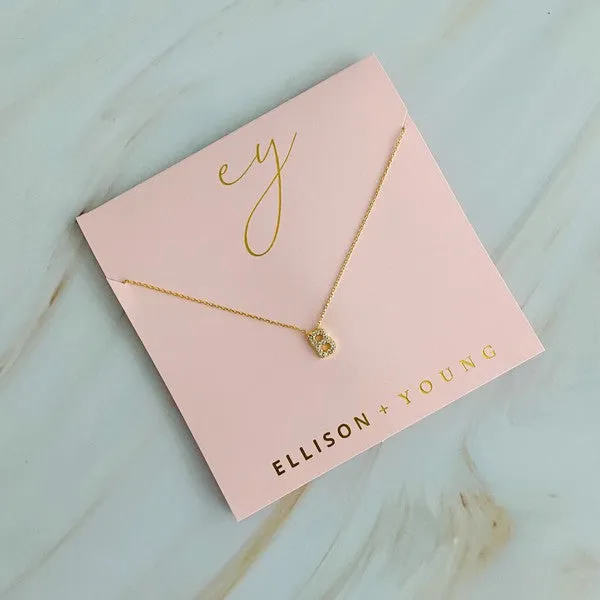 Necklaces Ellison and Young Understated Beauty Initial Necklace