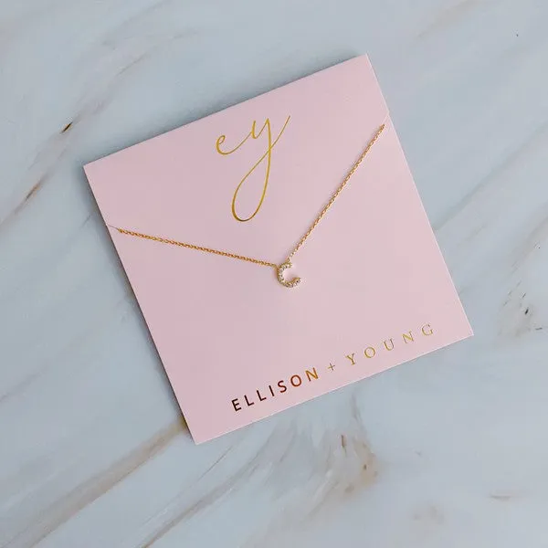 Necklaces Ellison and Young Understated Beauty Initial Necklace