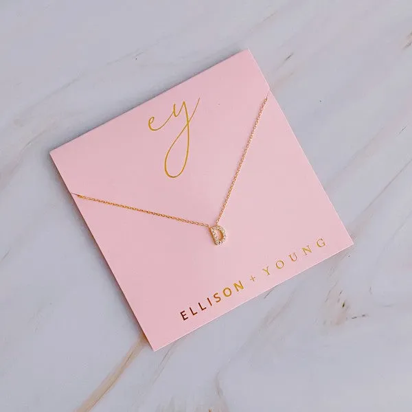 Necklaces Ellison and Young Understated Beauty Initial Necklace