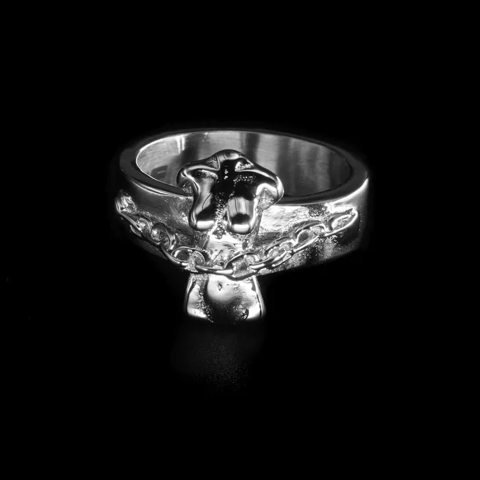 Personal Fears Chained Up Bondage Ring Rings