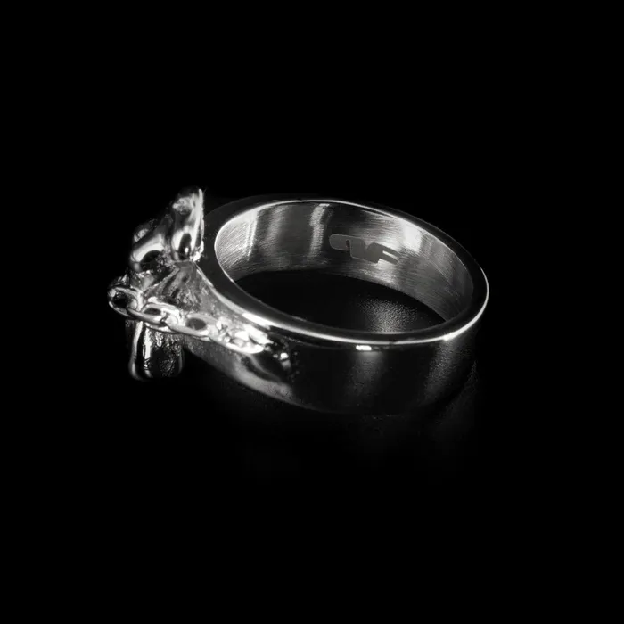 Personal Fears Chained Up Bondage Ring Rings