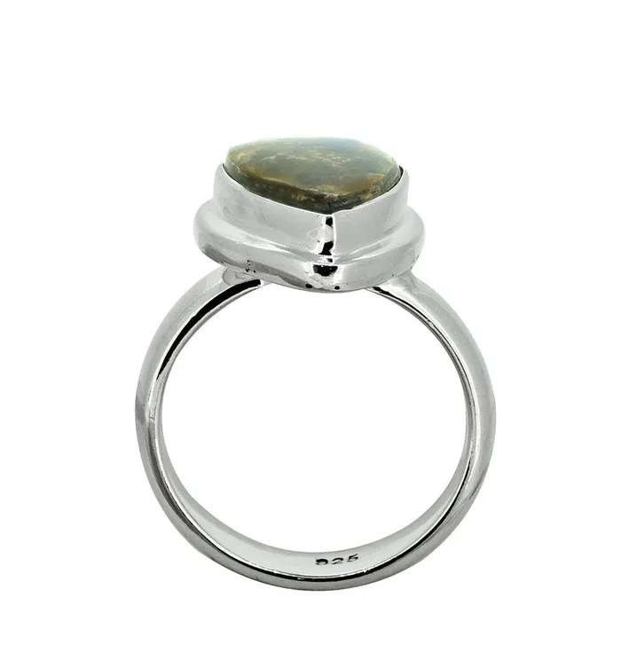 Rings Ammolite Sterling Silver Ring YoTreasure