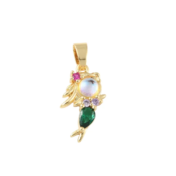 Charm Necklaces Mermaid charm pau jewelry