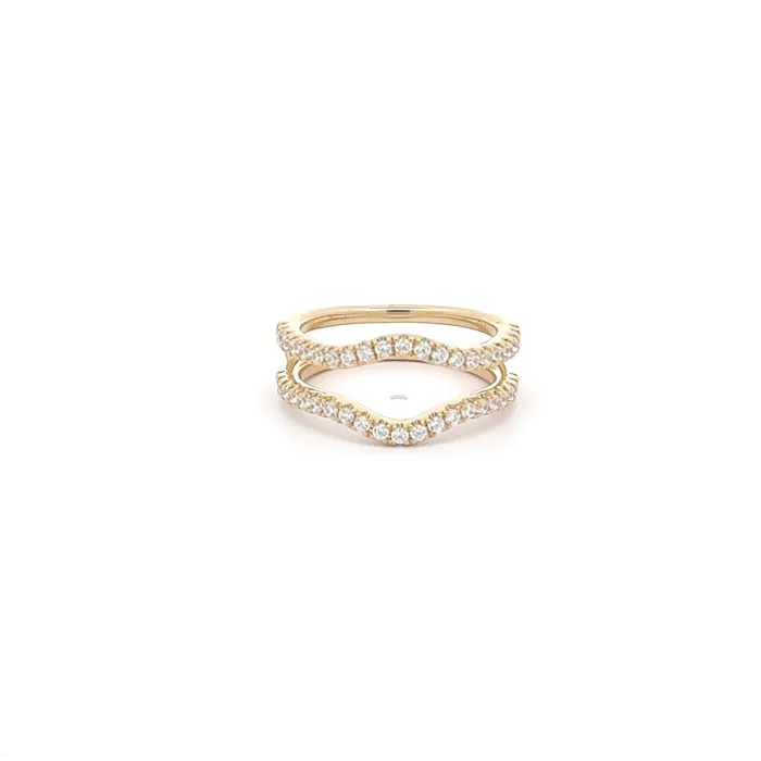 DIAMONDS FOREVER Rings Diamonds Forever 14K Yellow Gold 055ctw Diamond Ring Guard DIAMONDS FOREVER Rings Diamonds Forever 14K Yellow Gold 055ctw Diamond Ring Guard