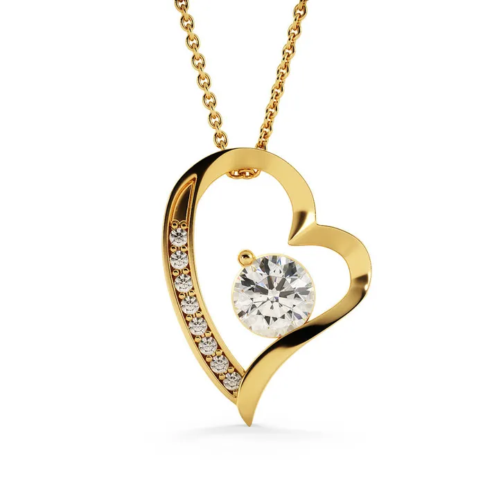 Necklaces ShineOn Fulfillment Forever Grateful Gift for Future Mother in Law Heart Pendant Necklace
