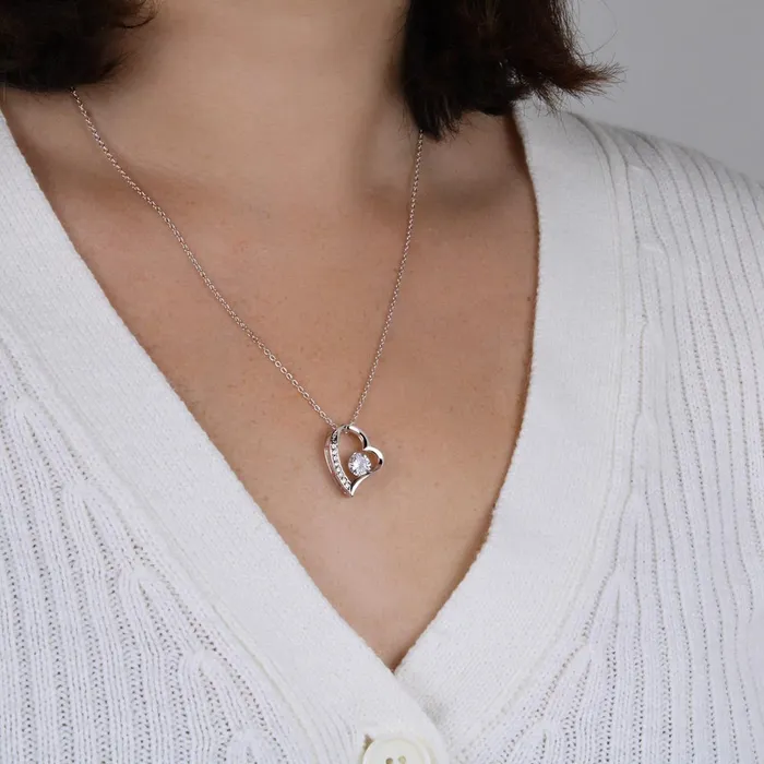 Necklaces ShineOn Fulfillment Forever Grateful Gift for Future Mother in Law Heart Pendant Necklace