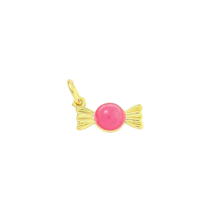 Pink Candy charm small pau jewelry Charm Necklaces