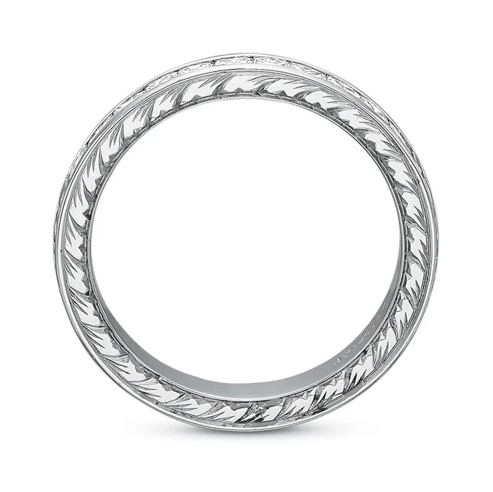 Precision Set Rings Princess Cut Eternity Band
