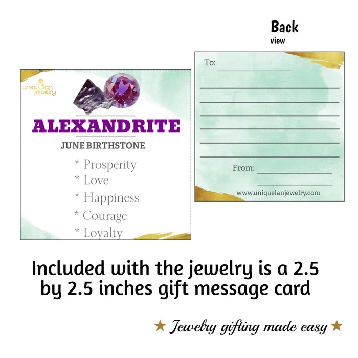 Real Alexandrite and Pearl Bracelet Uniquelan Jewelry Bracelets