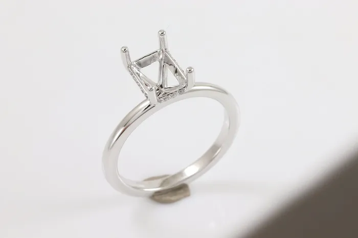 Rings MALAKAN DIAMOND CO 14K White Gold 09ctw Hidden Halo Style Diamond SemiMount Engagement Ring Rings MALAKAN DIAMOND CO 14K White Gold 09ctw Hidden Halo Style Diamond SemiMount Engagement Ring