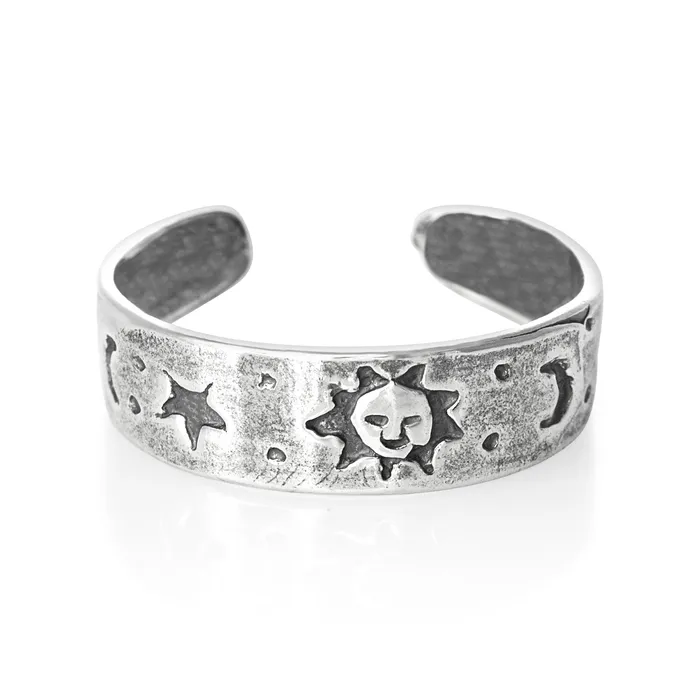Rings Teeda TR1340 Star Moon Happy Sun Toe Ring