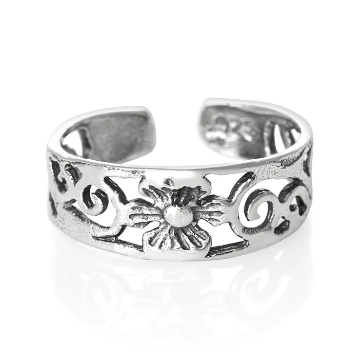 Rings Teeda TR1620 Flower Toe Ring