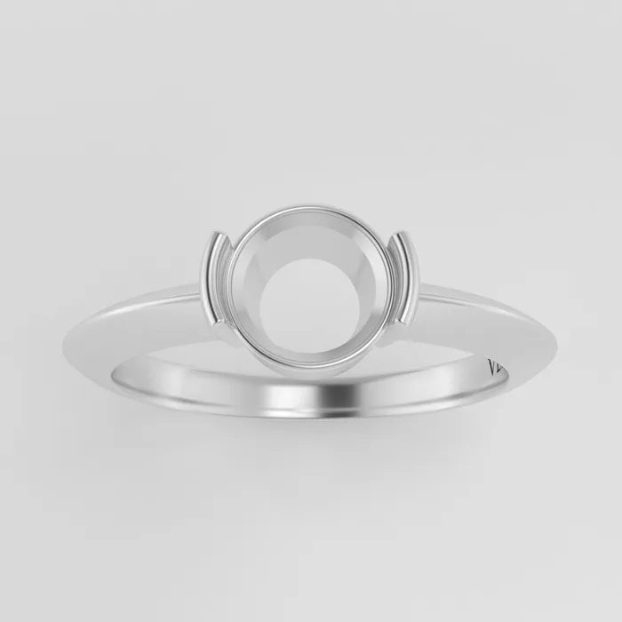 Rings The Lyra 14k White Size 7 Stone KT93 Black Ring Box Custom Engraving 0 VENVS Rings The Lyra 14k White Size 7 Stone KT93 Black Ring Box Custom Engraving 0 VENVS