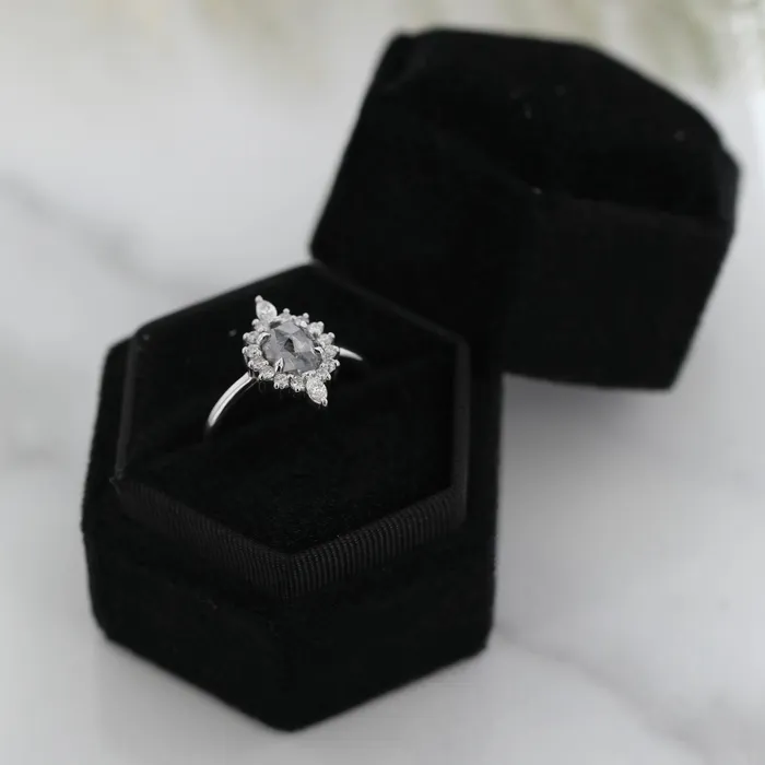 Rings The Lyra 14k White Size 7 Stone KT93 Black Ring Box Custom Engraving 0 VENVS Rings The Lyra 14k White Size 7 Stone KT93 Black Ring Box Custom Engraving 0 VENVS
