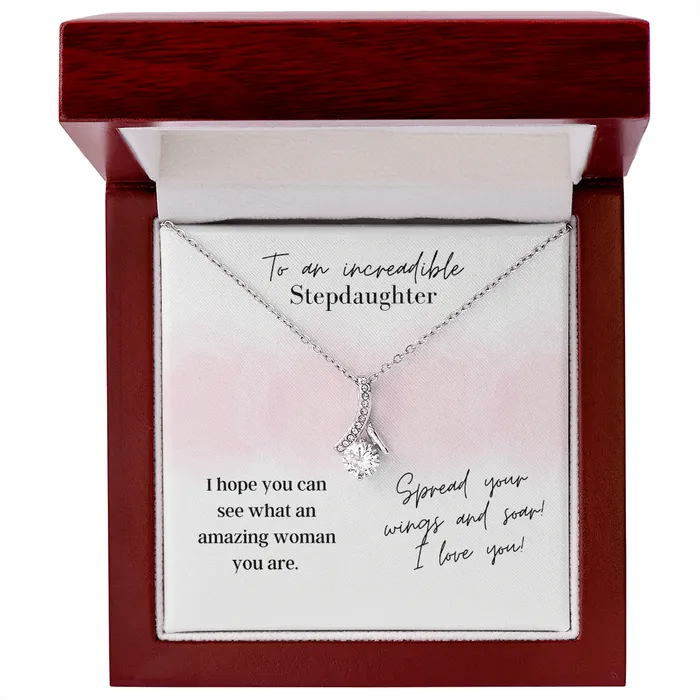 ShineOn Fulfillment To An Incredible Stepdaughter Alluring Beauty Pendant Necklace Necklaces
