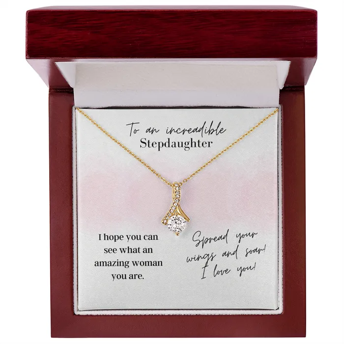 ShineOn Fulfillment To An Incredible Stepdaughter Alluring Beauty Pendant Necklace Necklaces