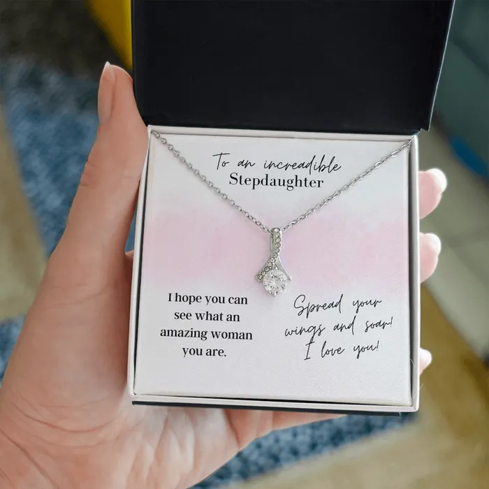 ShineOn Fulfillment To An Incredible Stepdaughter Alluring Beauty Pendant Necklace Necklaces