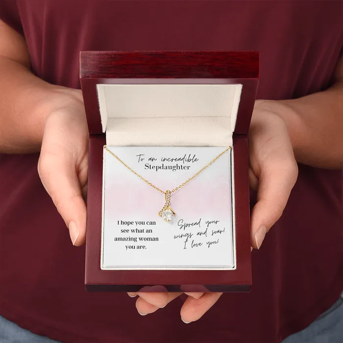 ShineOn Fulfillment To An Incredible Stepdaughter Alluring Beauty Pendant Necklace Necklaces