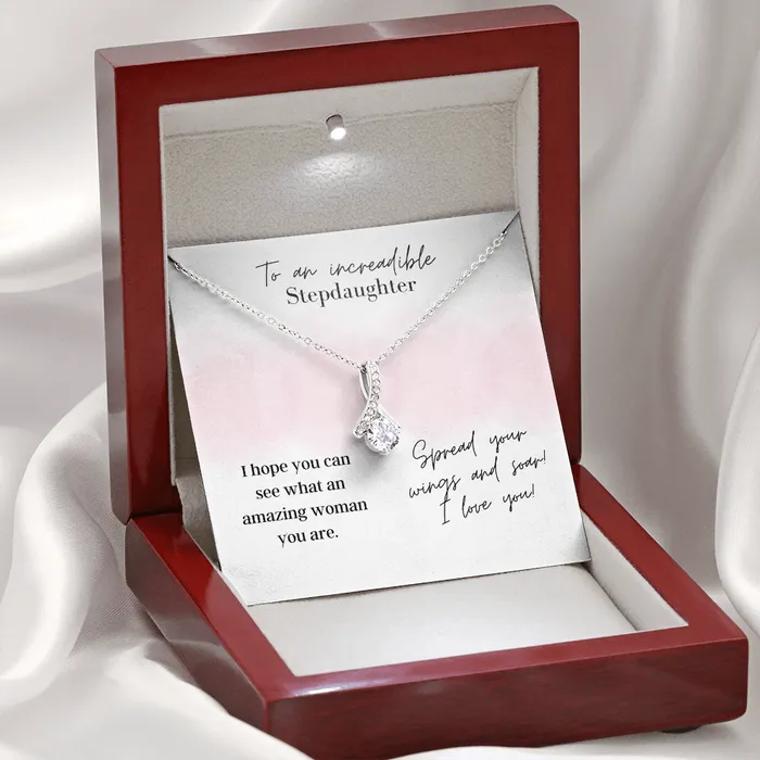 ShineOn Fulfillment To An Incredible Stepdaughter Alluring Beauty Pendant Necklace Necklaces