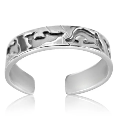 Teeda Rings TR2760 Line of Dolphins Toe Ring