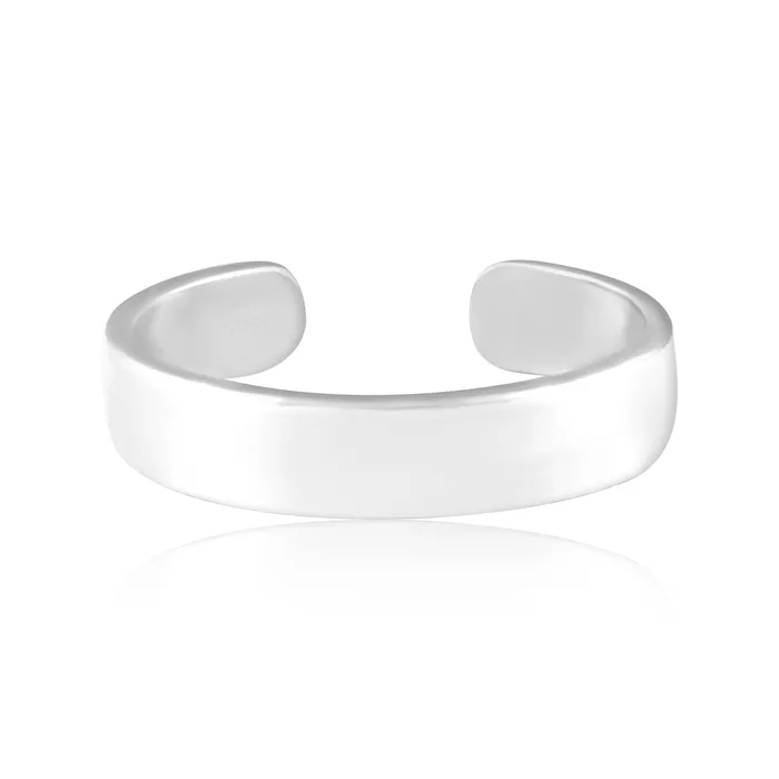 Teeda Rings TR3000 Plain Flat Cigar Toe Ring