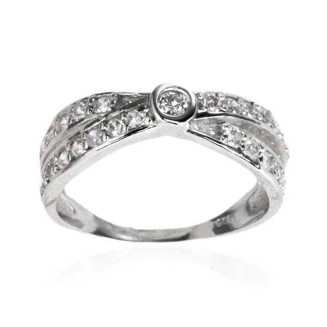 Teeda RZ7119 CZ Ring Rings