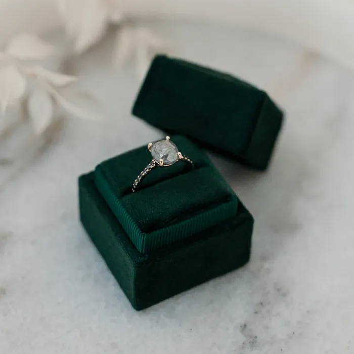 VENVS Rings The Eclipse 14k White Size 9 Stone RB14 Rainforest Ring Box Custom Engraving 0 VENVS Rings The Eclipse 14k White Size 9 Stone RB14 Rainforest Ring Box Custom Engraving 0