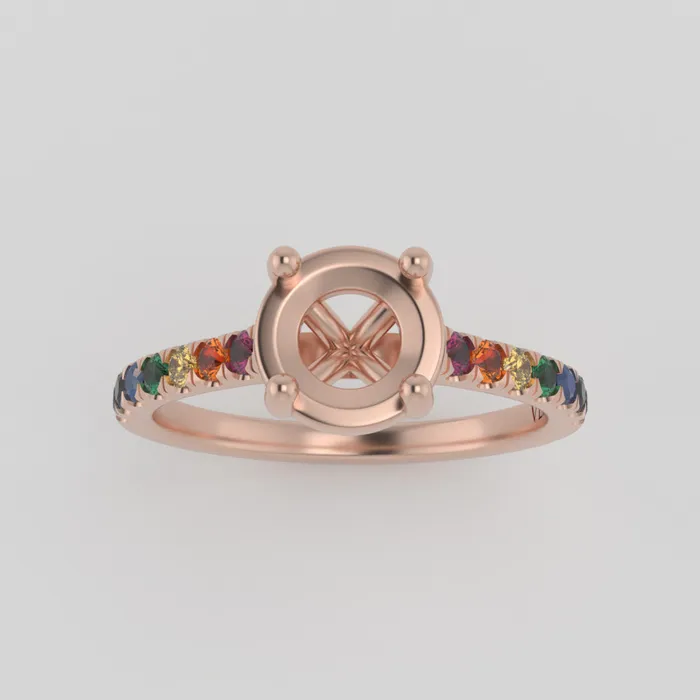 VENVS Rings The Pride 18k Rose Size 10 Stone OP58 Rockies Ring Box Custom Engraving Love 75 VENVS Rings The Pride 18k Rose Size 10 Stone OP58 Rockies Ring Box Custom Engraving Love 75