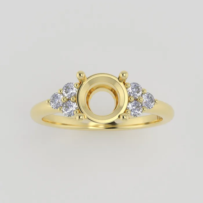 VENVS The Calisto 14k Yellow Size 7 Stone HX42 Sand Dune Ring Box Custom Engraving 0 Rings VENVS The Calisto 14k Yellow Size 7 Stone HX42 Sand Dune Ring Box Custom Engraving 0 Rings