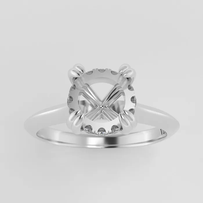 VENVS The Eden Platinum White Size 775 Stone EMC13 Gray Ring Box Custom Engraving 0 Rings VENVS The Eden Platinum White Size 775 Stone EMC13 Gray Ring Box Custom Engraving 0 Rings